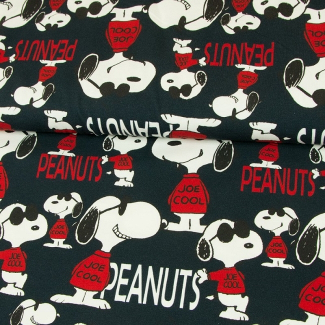 Peanuts Snoopy Jersey dunkelblau